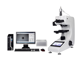 Touch screen hand crank large screen automatic turret digital microhardness tester