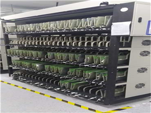 LED aging rack