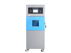 Temperature controlled battery short circuit testing machine