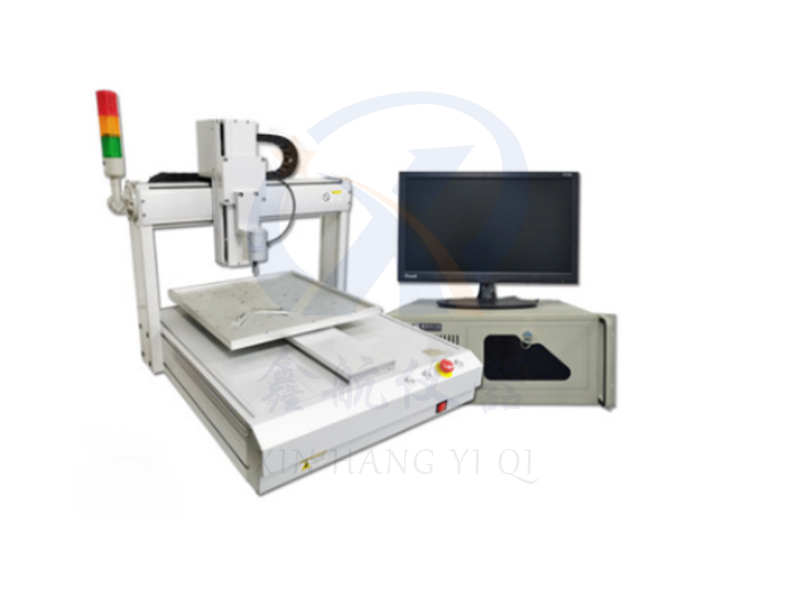 Three axis key lifespan testing machine