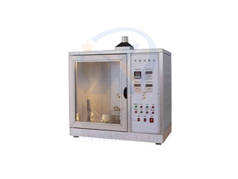 Needle flame test chamber
